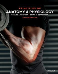 Front cover of Principles of Anatomy and Physiology 16th Edition Test Bank PDF by Gerard J. Tortora and Bryan H. Derrickson