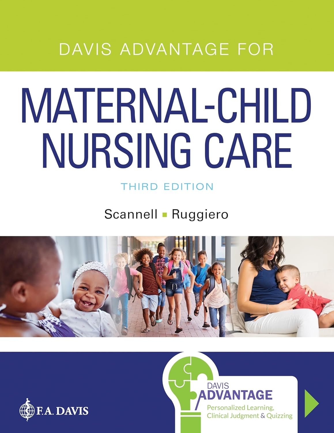 Test Bank for Davis Advantage for Maternal Child Nursing Care 3rd Edition | Scannell | 9781719640985