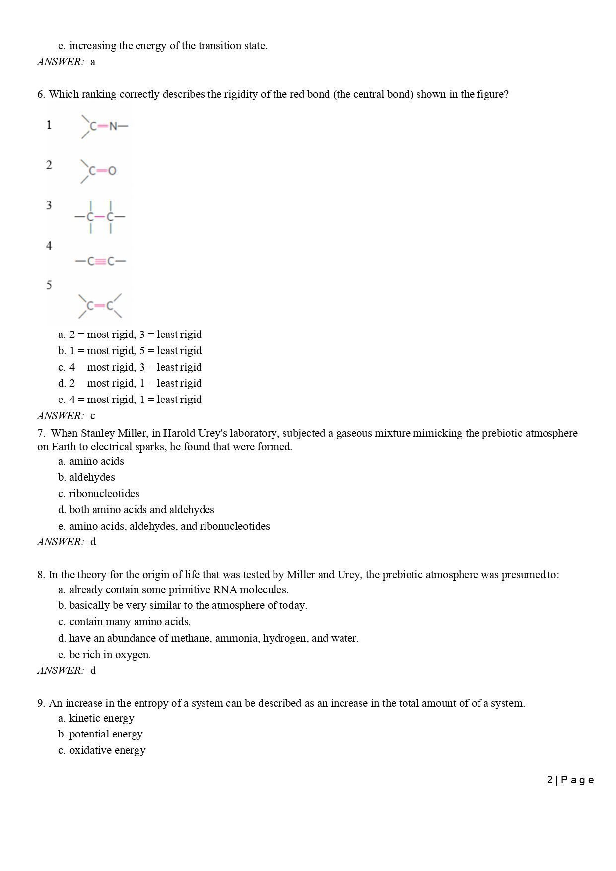 Test Bank for Lehninger Principles of Biochemistry 8th Edition | Nelson | 9781319228002 - Image 4