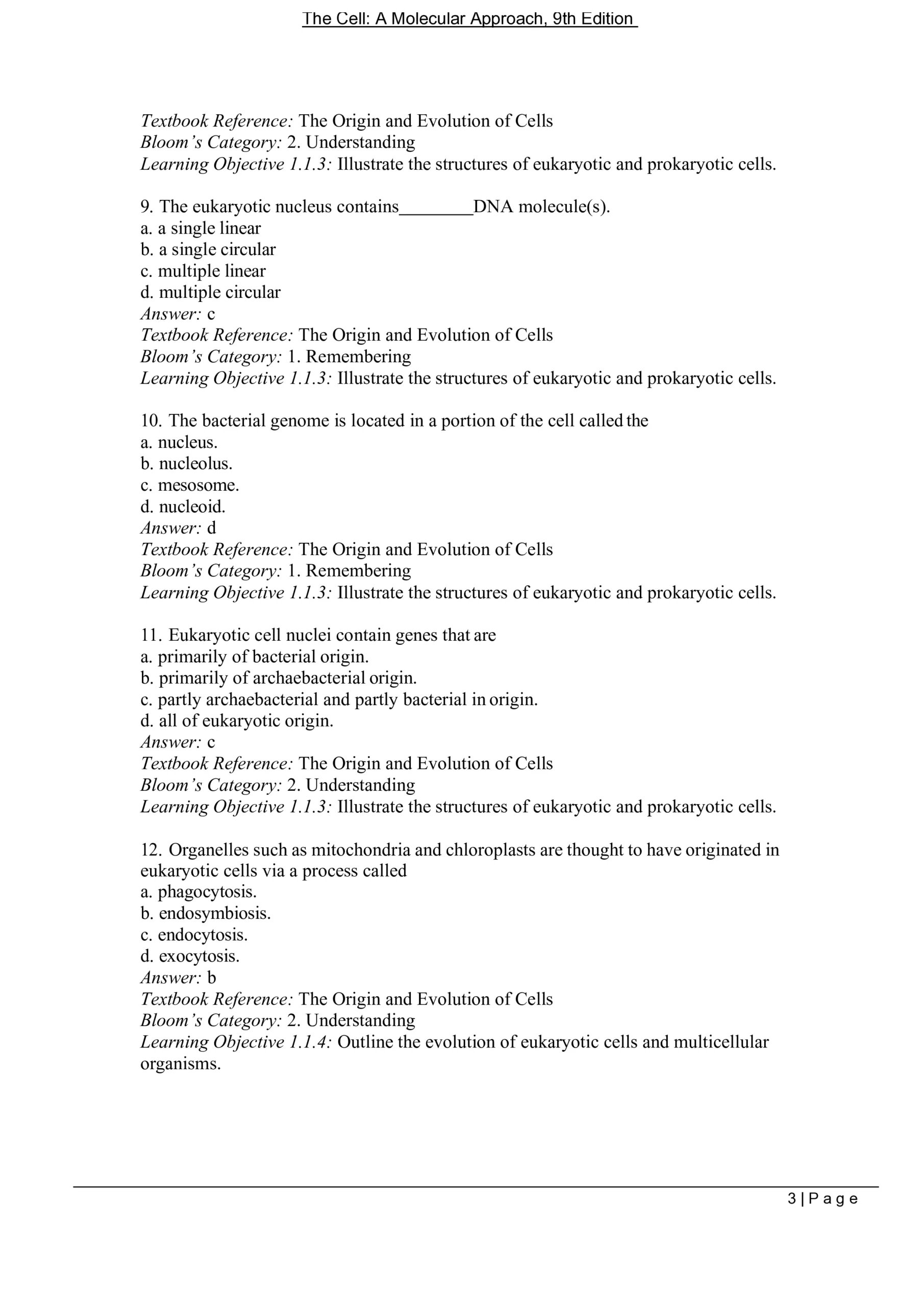 Test Bank for The Cell: A Molecular Approach (9th Edition) – Cooper & Adams - Image 4
