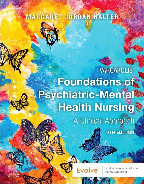 Front cover of Varcarolis' Foundations of Psychiatric-Mental Health Nursing 9th Edition Test Bank PDF by Margaret Jordan Halter